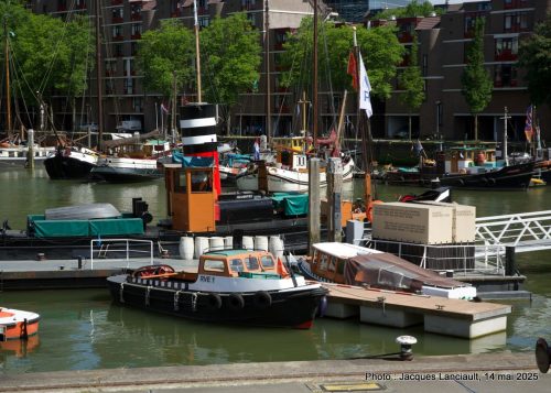Bateaux, Musée maritime du port, Rotterdam, Pays-Bas