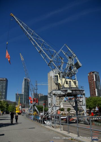 Grue, Musée maritime du port, Rotterdam, Pays-Bas