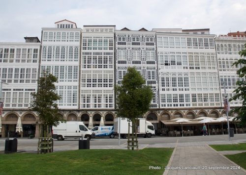 La Ciudad de Cristal, La Coruña, Galice, Espagne