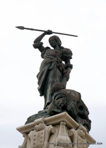 Colonne María Pita, La Coruña, Galice, Espagne