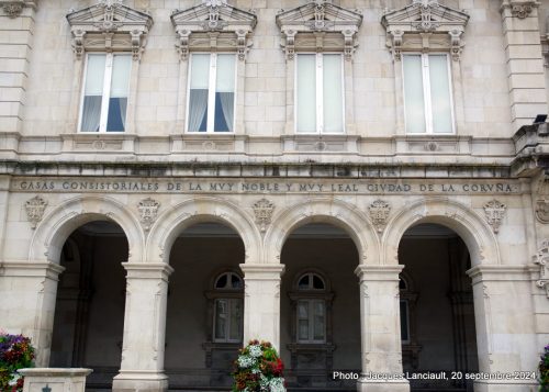 Casa Consistorial, Hôtel de Ville, La Coruña, Galice, Espagne