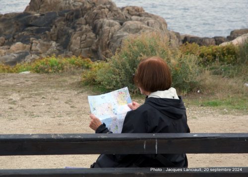 20 septembre 2024 - Céline, parc sculptural de la Torre de Hércules, La Coruña, Espagne