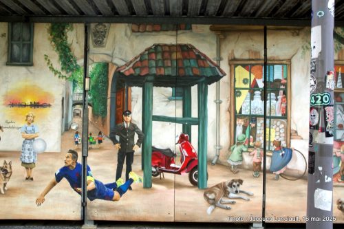 Vie de quartier, Museumstraat, Rotterdam, Pays-Bas