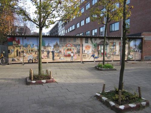Vie de quartier, Museumstraat, Rotterdam, Pays-Bas