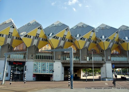 Maisons-cubes, quartier Oude Haven, Rotterdam, Pays-Bas