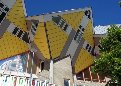 Maisons-cubes, quartier Oude Haven, Rotterdam, Pays-Bas