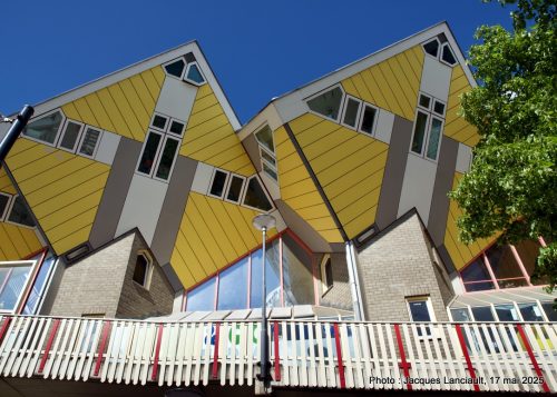 Maisons-cubes, quartier Oude Haven, Rotterdam, Pays-Bas