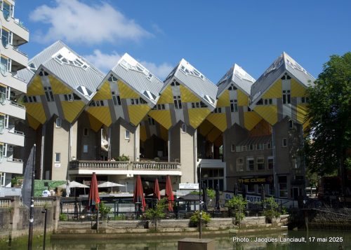 Maisons-cubes, quartier Oude Haven, Rotterdam, Pays-Bas