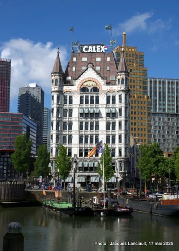 Witte Huis, Maison blanche, quartier Oude Haven, Rotterdam, Pays-Bas