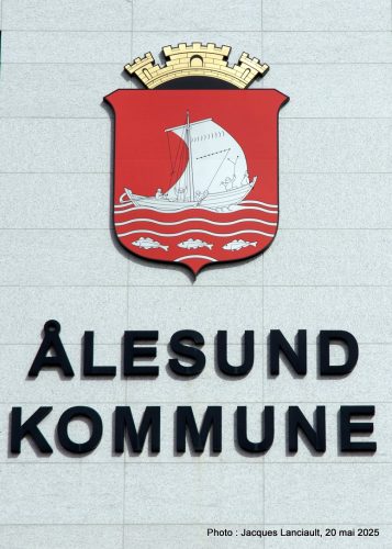 Blason d’Ålesund, Hôtel de Ville, Ålesund, Norvège