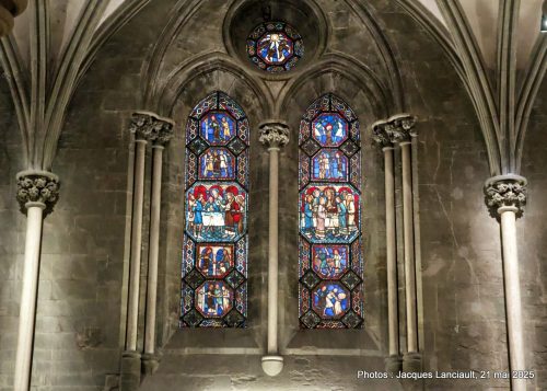 Vitraux, cathédrale de Nidaros, Trondheim, Norvège