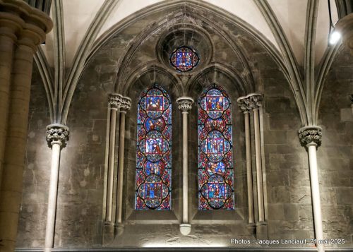Vitraux, cathédrale de Nidaros, Trondheim, Norvège