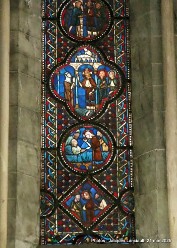 Vitraux, cathédrale de Nidaros, Trondheim, Norvège