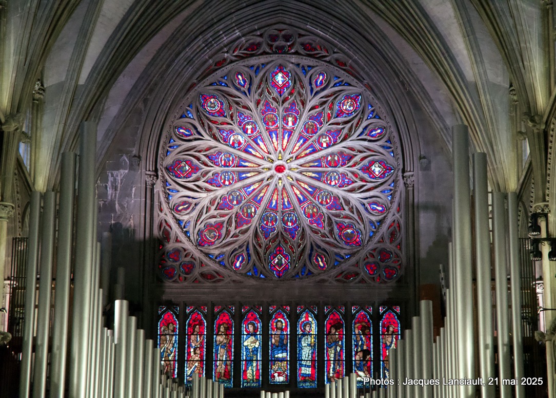 Rosace, Cathédrale de Nidaros, Trondheim, Norvège