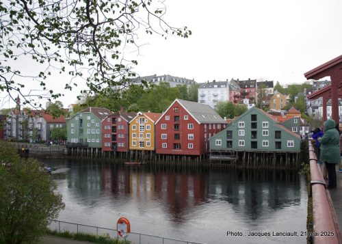 Maisons colorées, Trondheim, Norvège