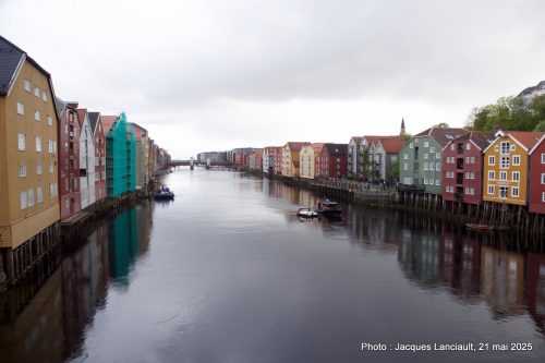 Rivière Nidelva, Trondheim, Norvège