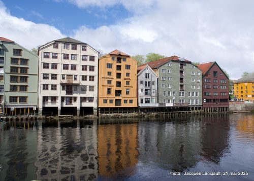 Maisons colorées, Trondheim, Norvège