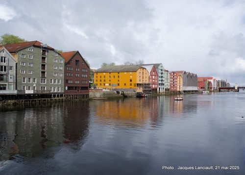 Maisons colorées, Trondheim, Norvège