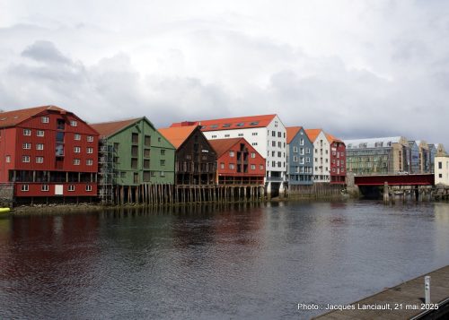 Maisons colorées, Trondheim, Norvège