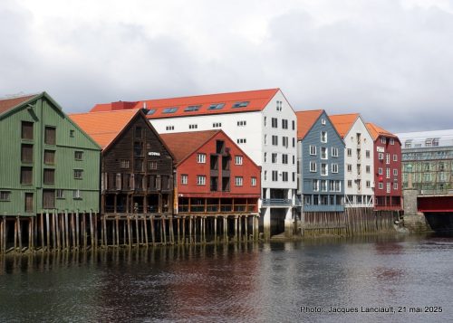 Maisons colorées, Trondheim, Norvège