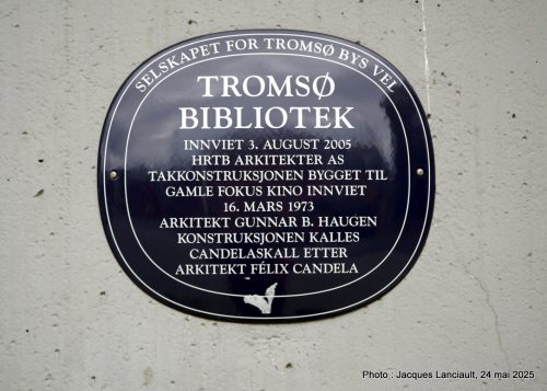 Bibliothèque, Tromsø, Norvège