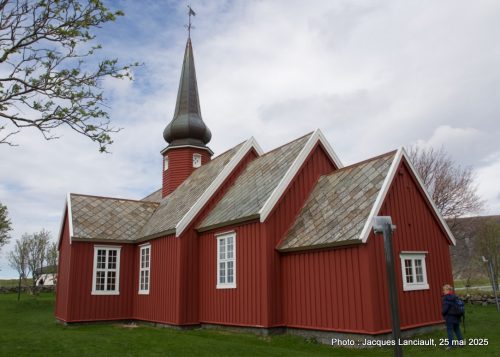 Église de Flakstad, Iles Lofoten, Norvège