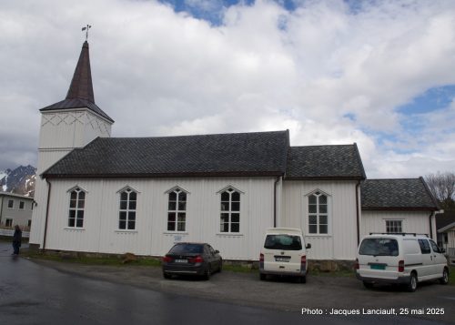 Église de Reine, Reine, archipel des îles Lofoten, Norvège