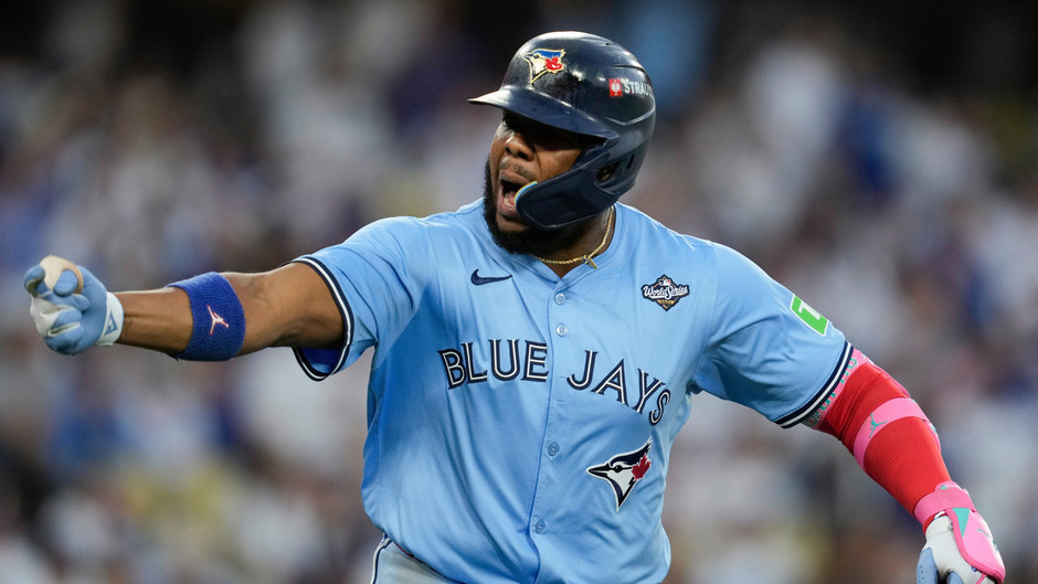 Dès la première manche, Vladimir Guerrero jr claque son 8e circuit des séries!