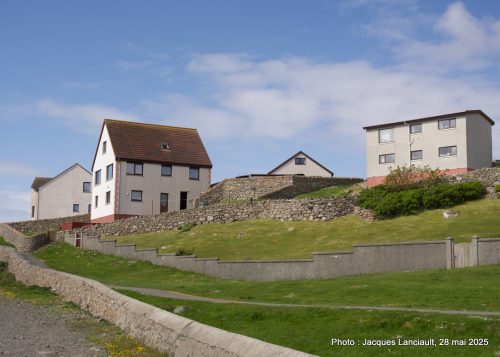 Maisons, Lerwick, îles Shetland, Écosse, Royaume-Uni