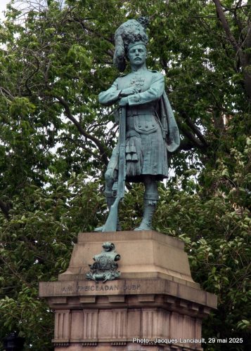 Mémorial des Black Watch, Édimbourg, Écosse, Royaume-Uni