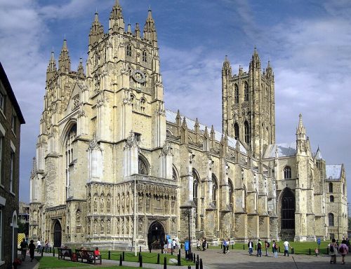 Christ Church Gate, cathédrale de Canterbury, Angleterre, Royaume-Uni