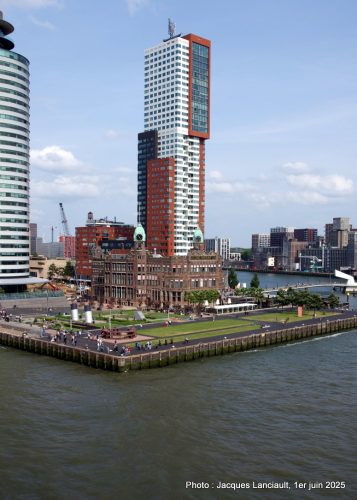 Hôtel New York et Tour Montevideo, Rotterdam, Pays-Bas