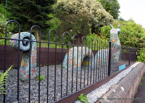 Le « Gardien des Ponts », South Queensferry, Écosse, Royaume-Uni
