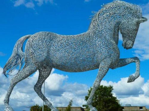 Ginger the Horse, Greenock, Écosse, Royaume-Uni