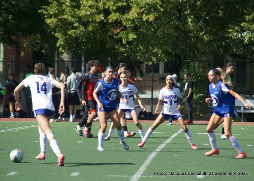 Cégep de Trois-Rivières c. Collège Dawson, soccer féminin, 21 septembre 2025