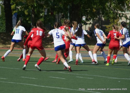 Cégep de Trois-Rivières c. Collège Dawson, soccer féminin, 21 septembre 2025