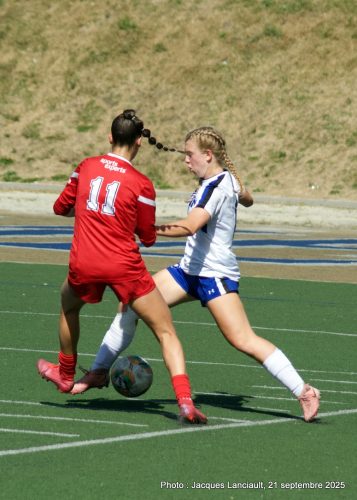 Cégep de Trois-Rivières c. Collège Dawson, soccer féminin, 21 septembre 2025