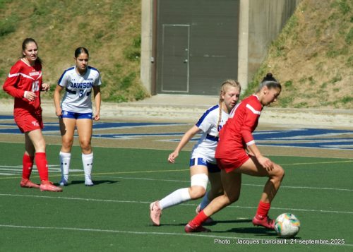 Cégep de Trois-Rivières c. Collège Dawson, soccer féminin, 21 septembre 2025