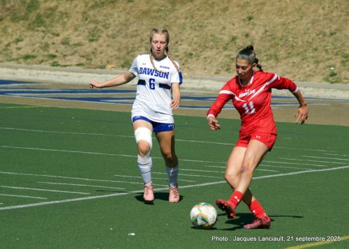 Cégep de Trois-Rivières c. Collège Dawson, soccer féminin, 21 septembre 2025