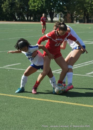 Cégep de Trois-Rivières c. Collège Dawson, soccer féminin, 21 septembre 2025