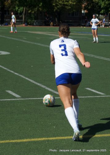 Cégep de Trois-Rivières c. Collège Dawson, soccer féminin, 21 septembre 2025