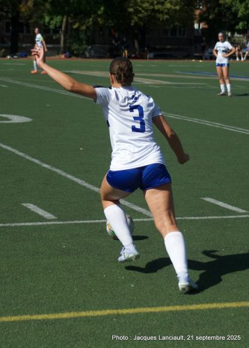 Cégep de Trois-Rivières c. Collège Dawson, soccer féminin, 21 septembre 2025