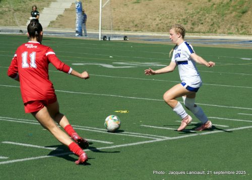 Cégep de Trois-Rivières c. Collège Dawson, soccer féminin, 21 septembre 2025