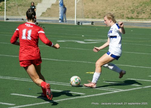 Cégep de Trois-Rivières c. Collège Dawson, soccer féminin, 21 septembre 2025