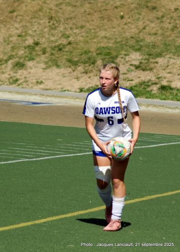 Cégep de Trois-Rivières c. Collège Dawson, soccer féminin, 21 septembre 2025
