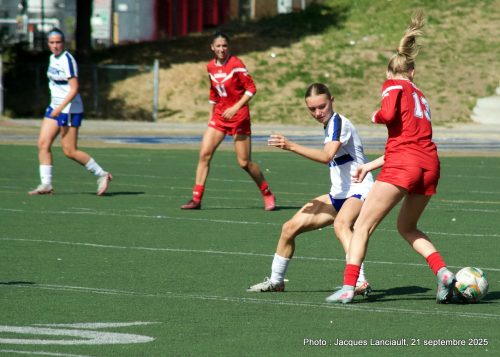 Cégep de Trois-Rivières c. Collège Dawson, soccer féminin, 21 septembre 2025