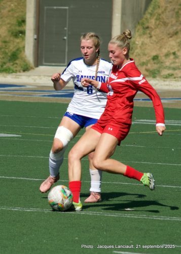Cégep de Trois-Rivières c. Collège Dawson, soccer féminin, 21 septembre 2025