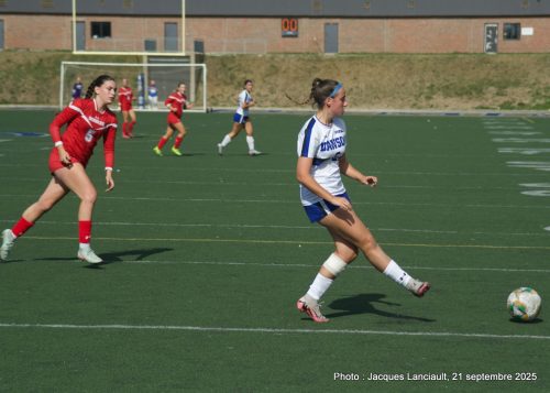 Cégep de Trois-Rivières c. Collège Dawson, soccer féminin, 21 septembre 2025