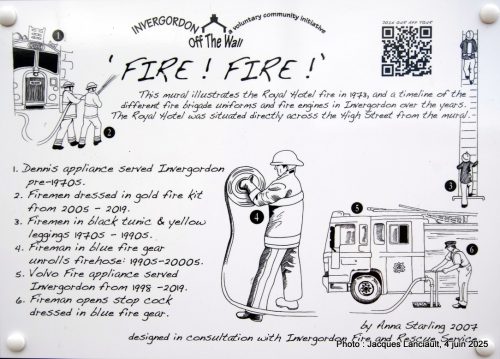Fire! Fire! Invergordon, Écosse, Royaume-Uni