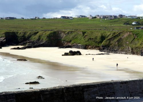 Plage, Port of Ness, île de Lewis, Hébrides Extérieures, Écosse, Royaume-Uni